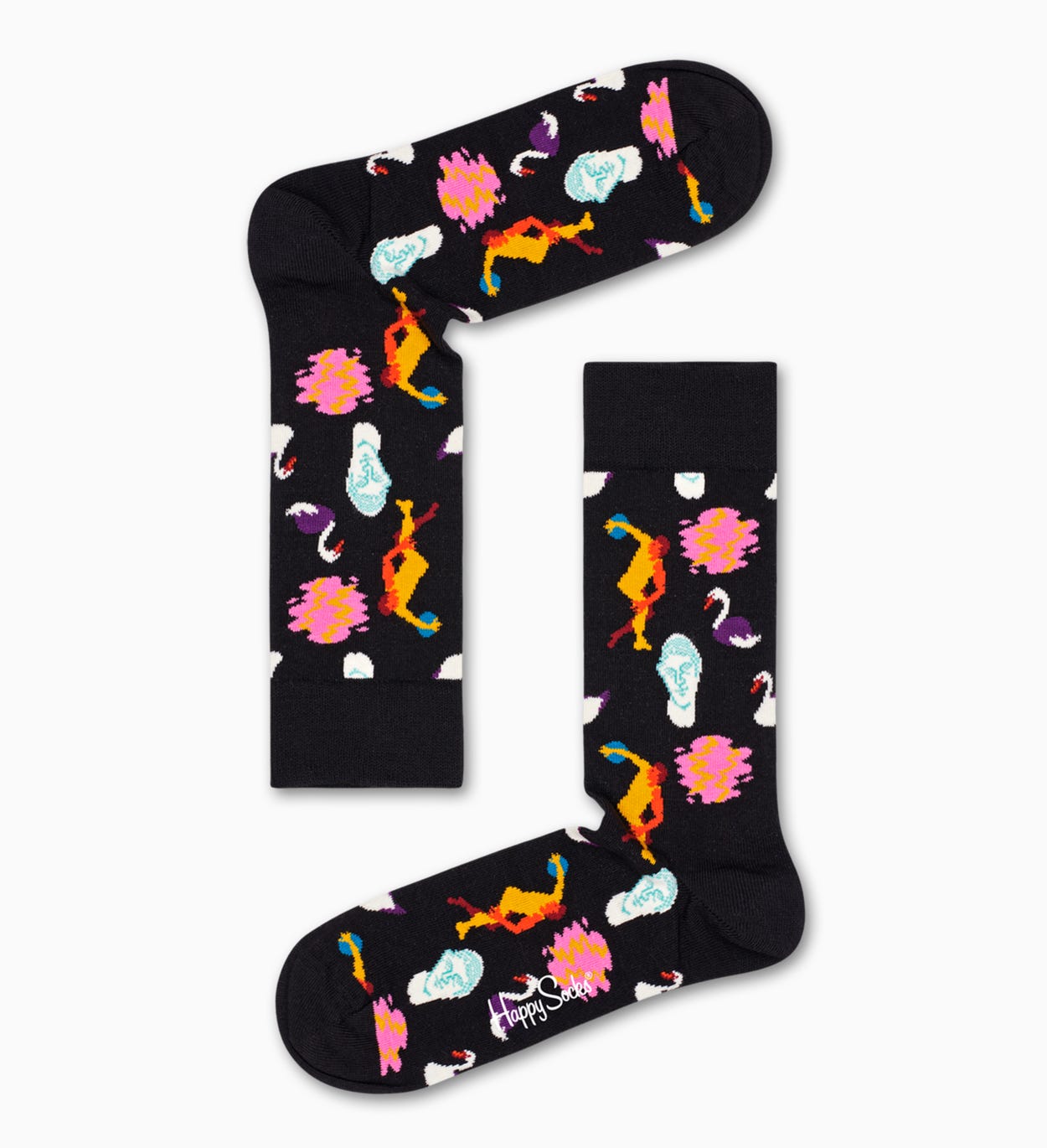 Gemusterte schwarze Socken: Park | Happy Socks