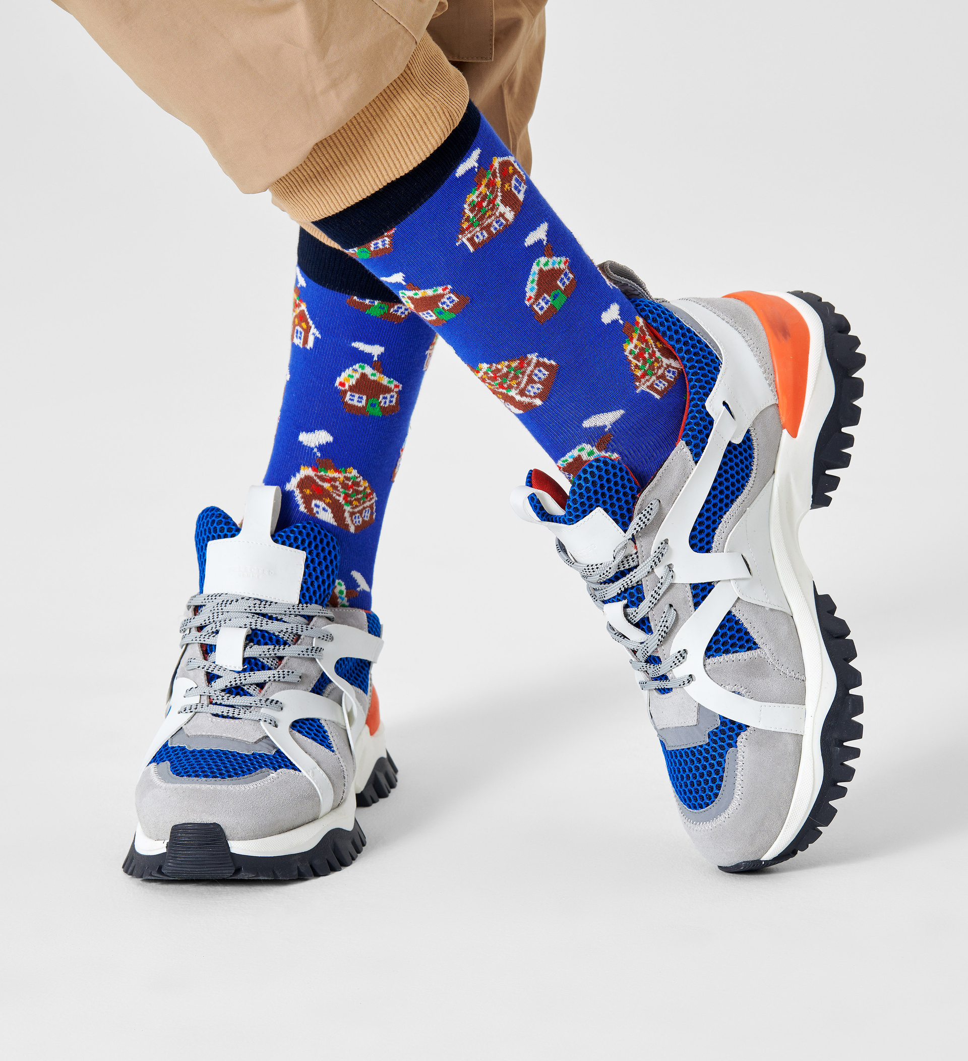 Gingerbread House Sock