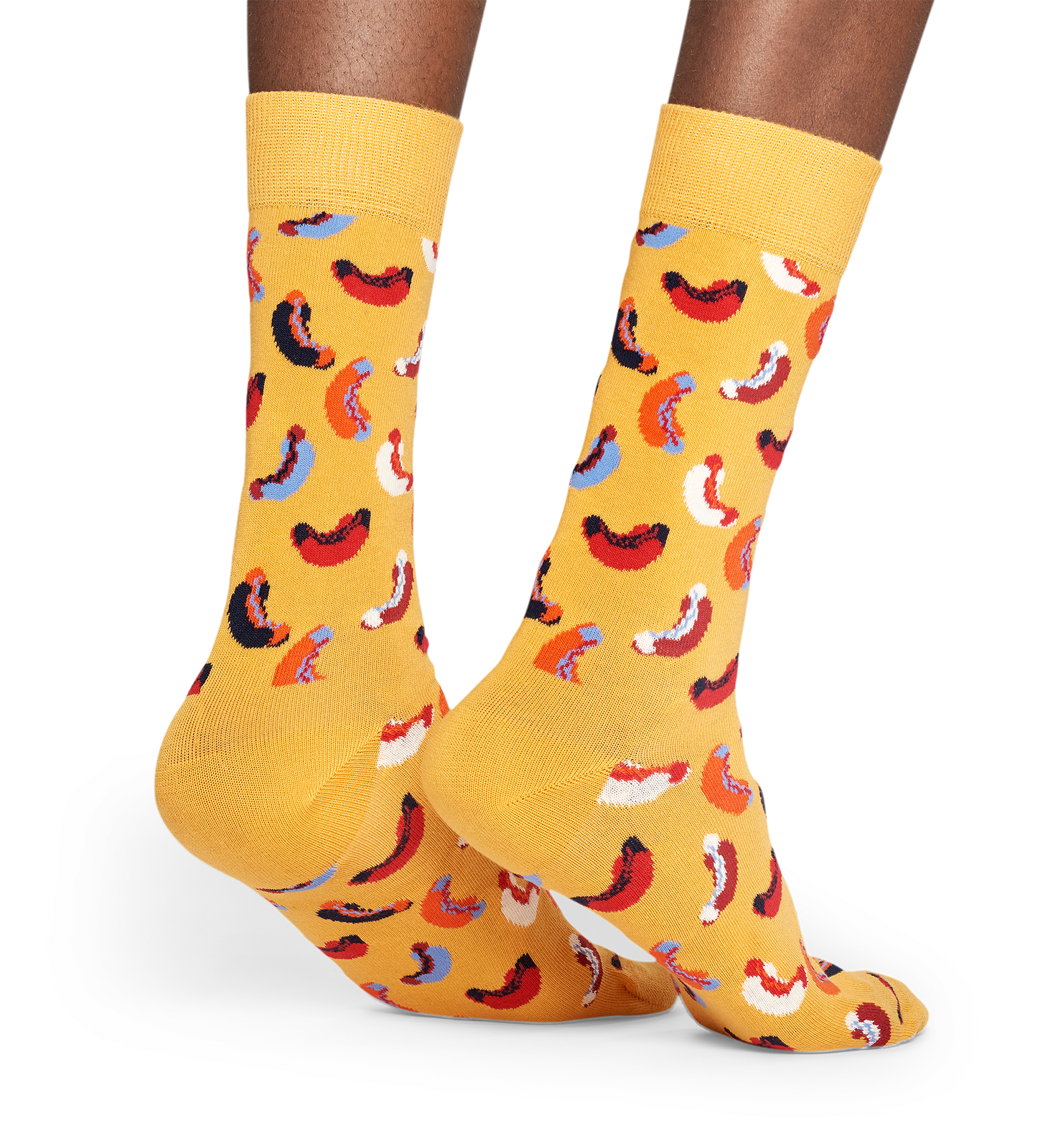 SALE NEW HAPPY SOCKS "Hotdog" Socks for Men 