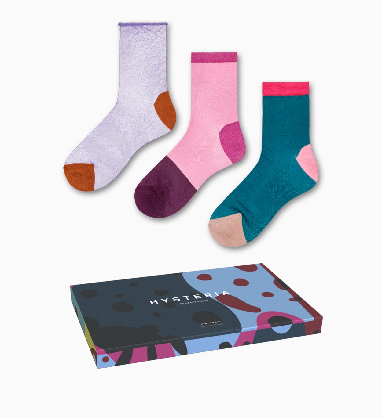 Grüne mittelhohe Socken: Margret - Hysteria | Happy Socks