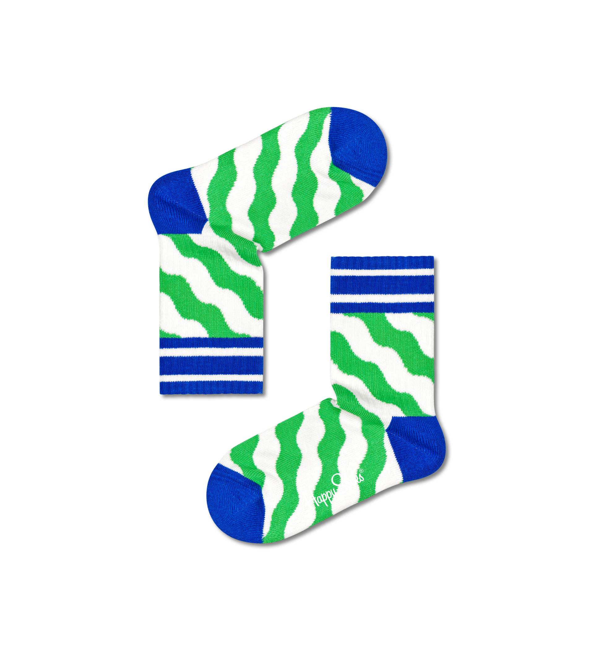 Kids Polka Stripe Rib Sock