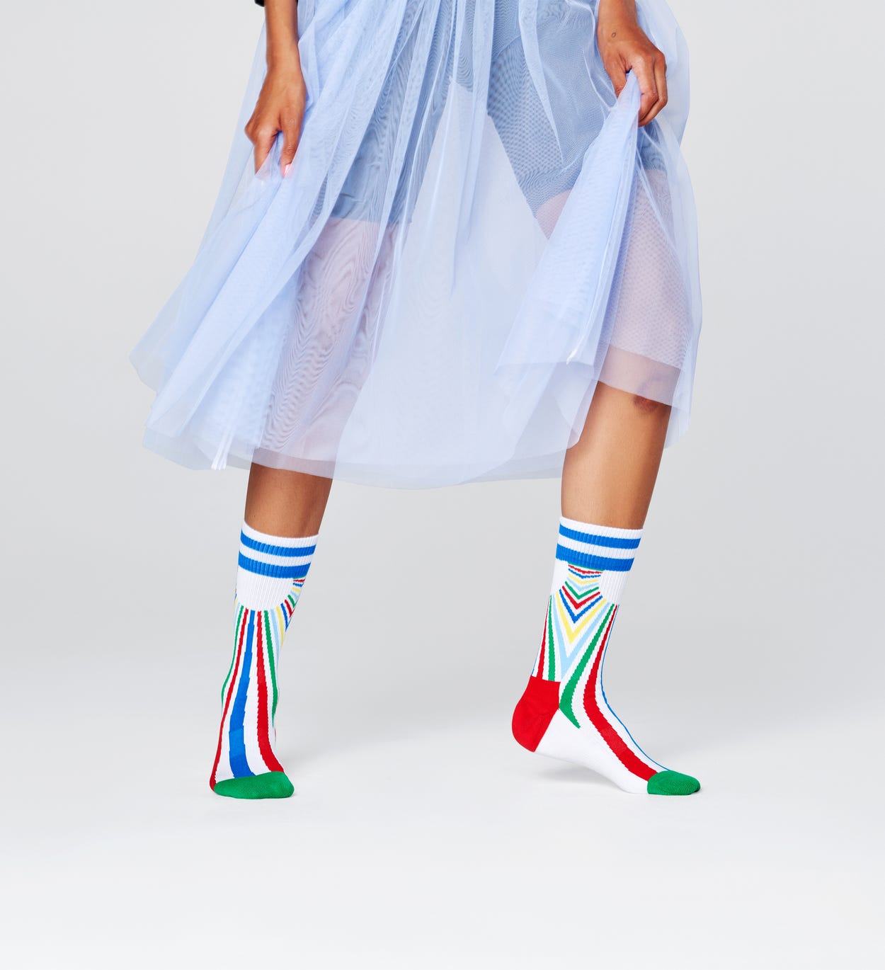 Sunset Socken, Weiß - ATHLETIC | Happy Socks