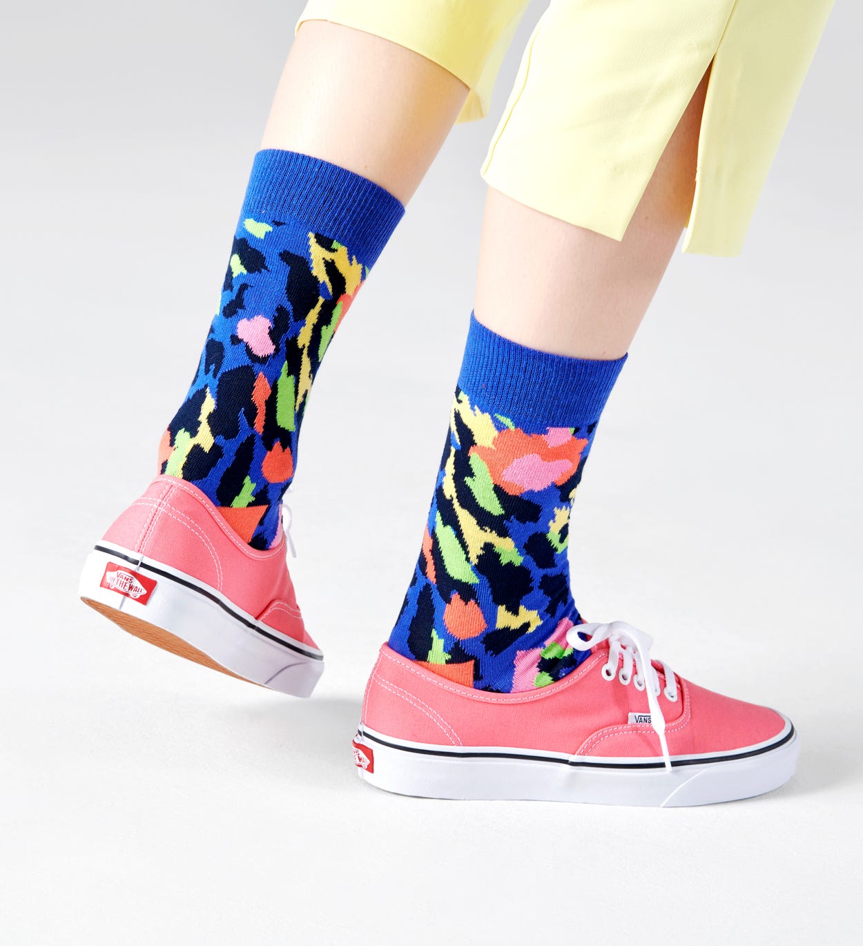 Leopard Socken, Lila | Happy Socks