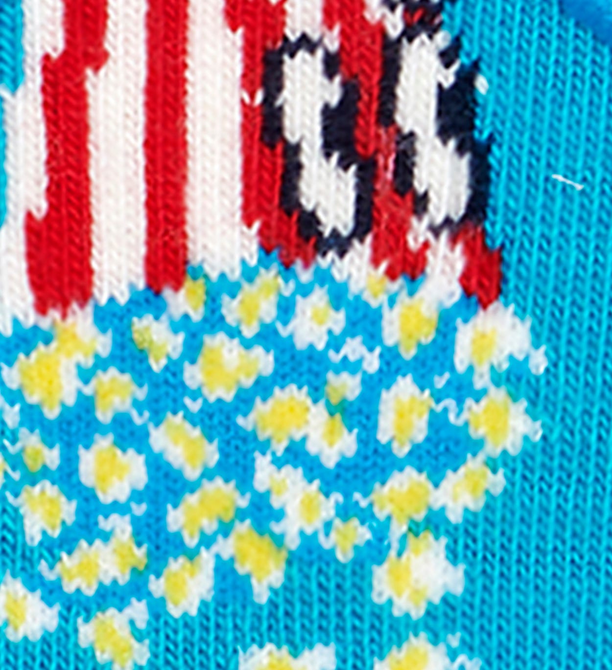 3er-Pack Popcorn Füßlinge, Schwarz | Happy Socks