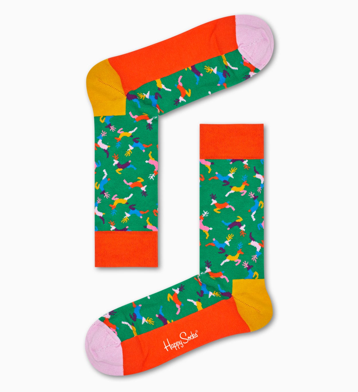 Green socks: Reindeer pattern | Happy Socks