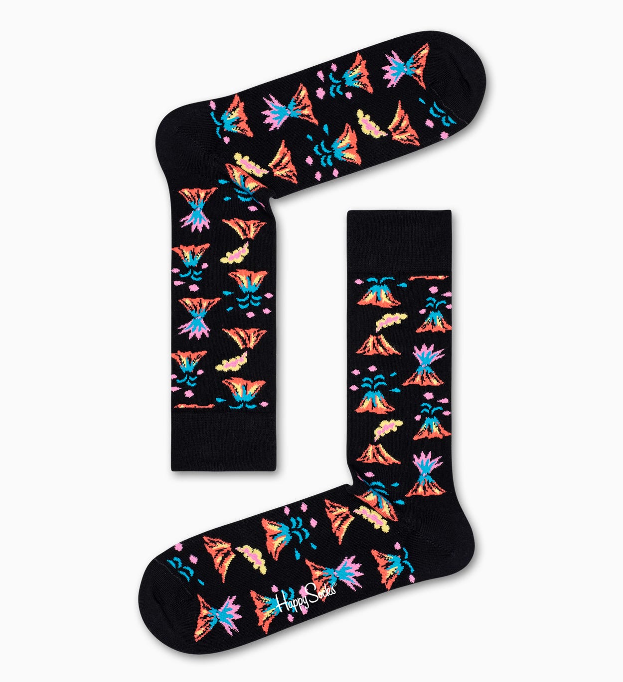 Volcano Socken, Schwarz | Happy Socks