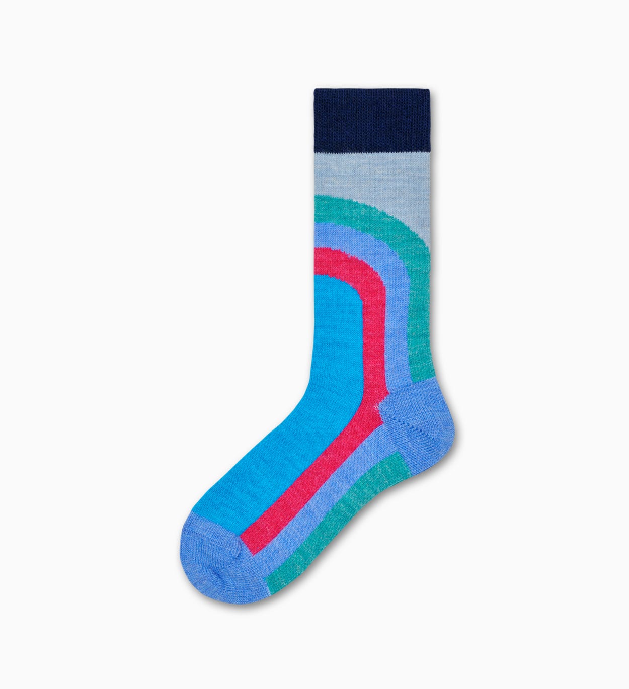 Blaue mittelhohe Socken: Lulu - Hysteria | Happy Socks