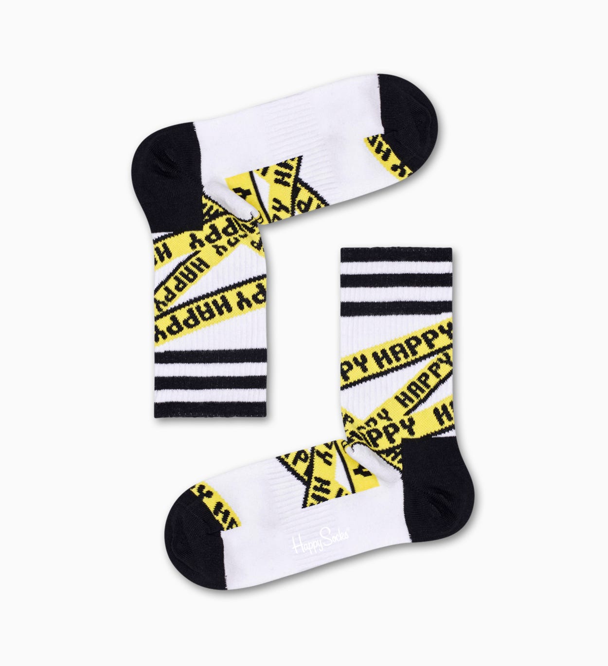 Weiße Sportsocken: Ribbon - ATHLETIC | Happy Socks