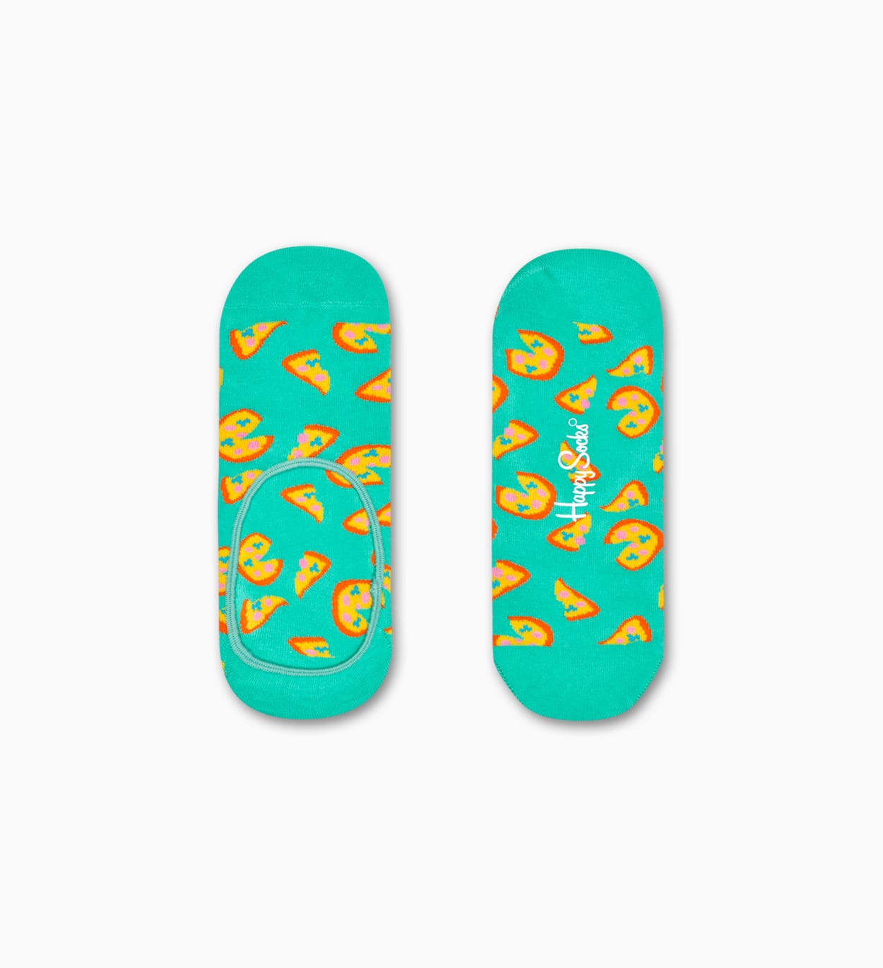 Türkise Füßlinge: Pizza Muster | Happy Socks