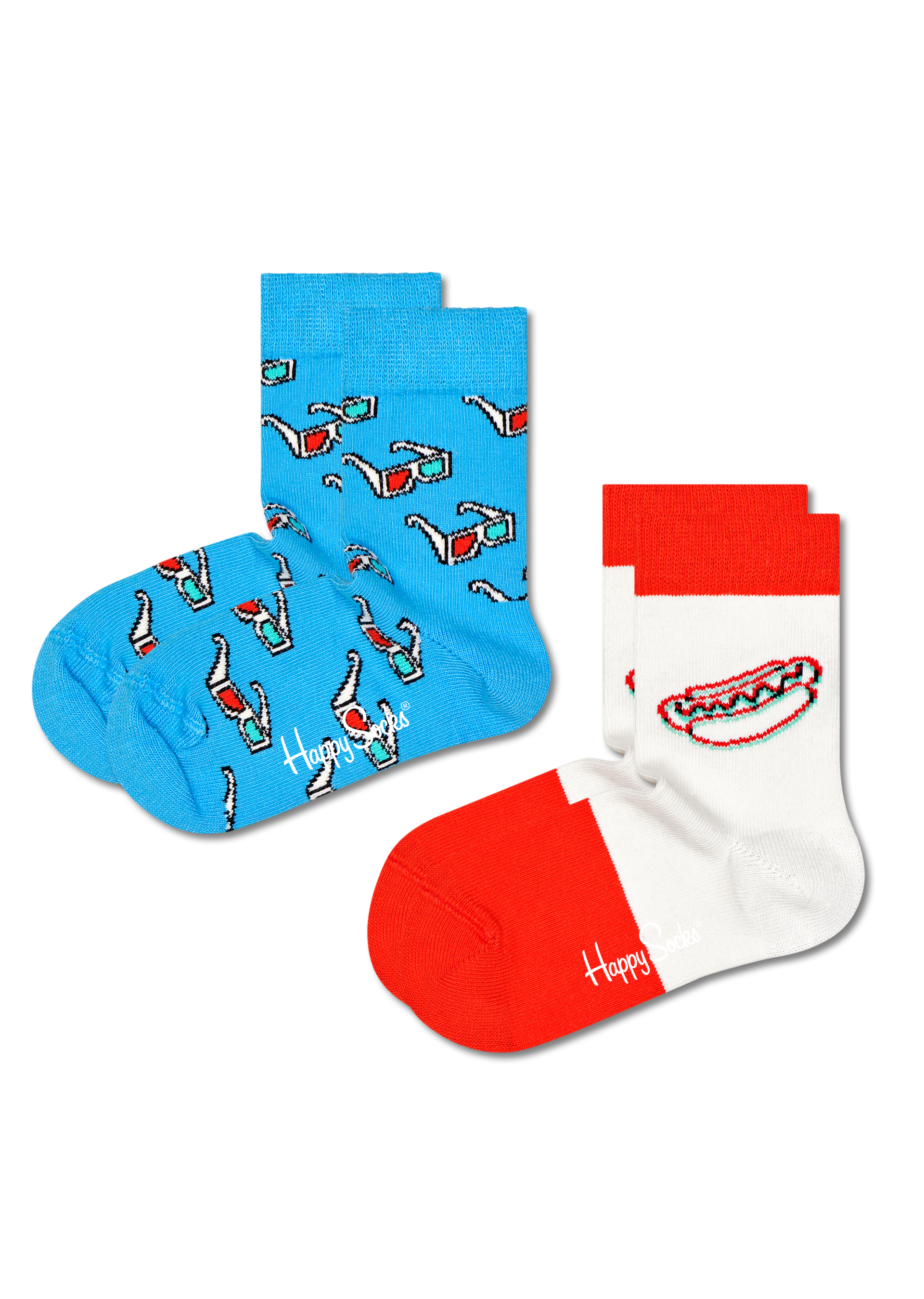 2-Pack Kids 3D Hotdog Sock