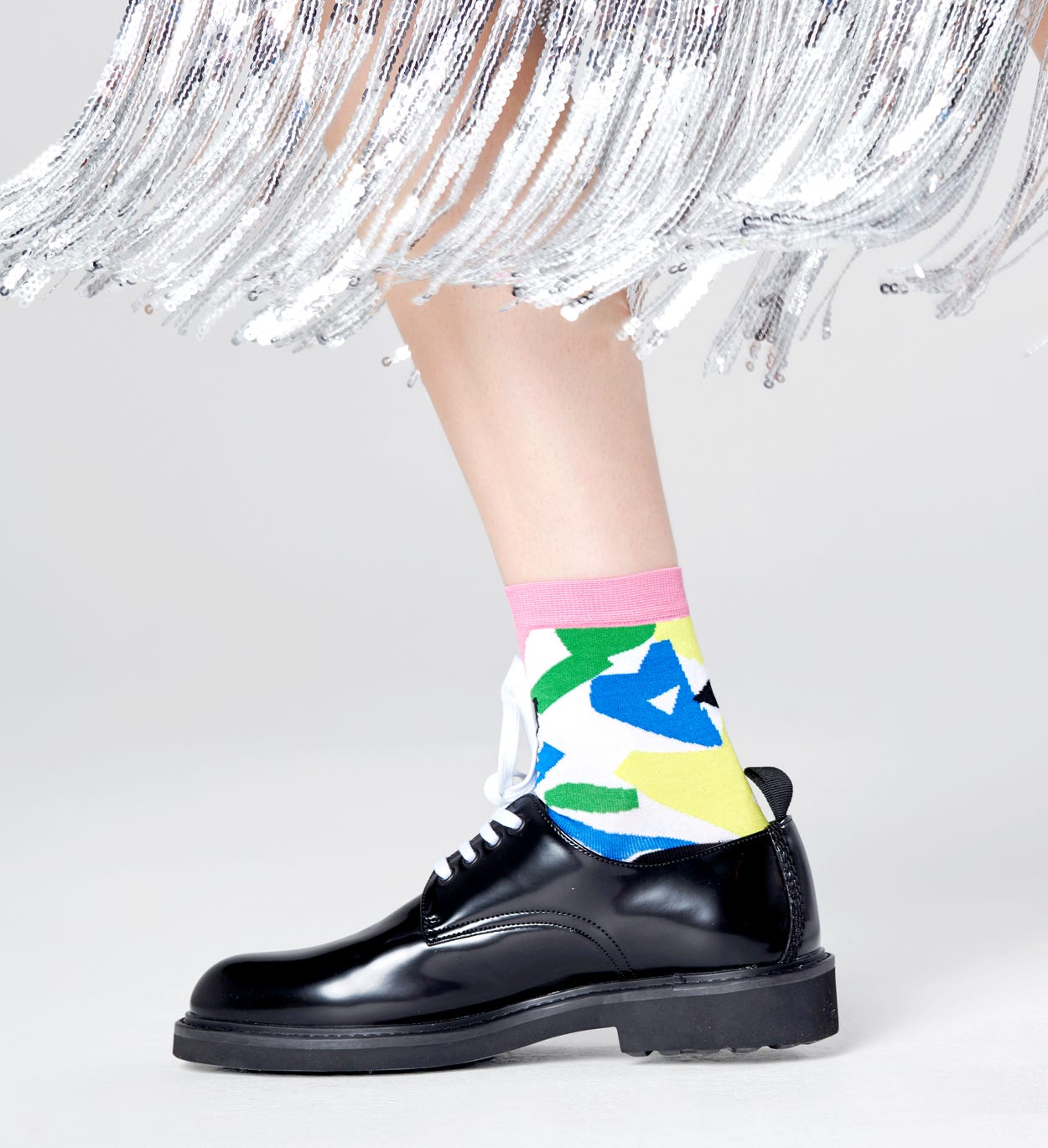 Elsa Ankle Socken, Weiß - Hysteria | Happy Socks