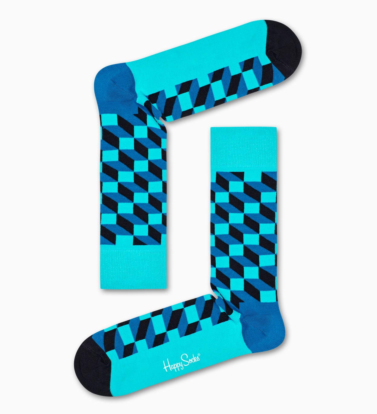 Filled Optic Socken, Blau | Happy Socks
