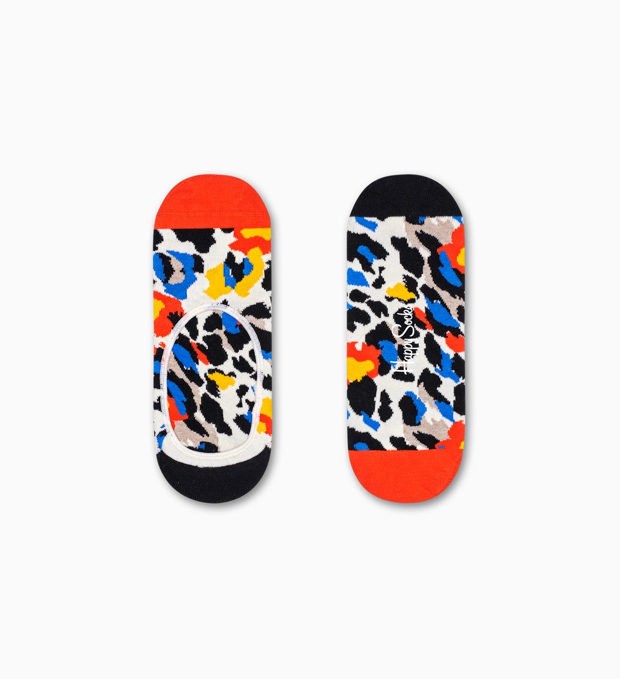 Leopard Füßlinge, Orange | Happy Socks