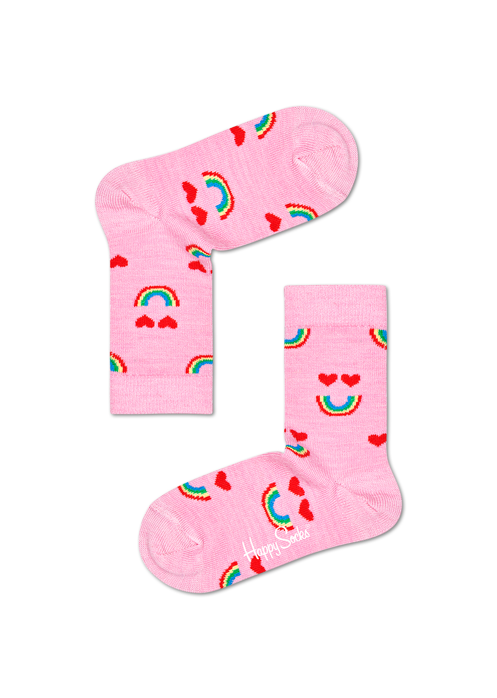 Kids Wool Happy Rainbow Sock