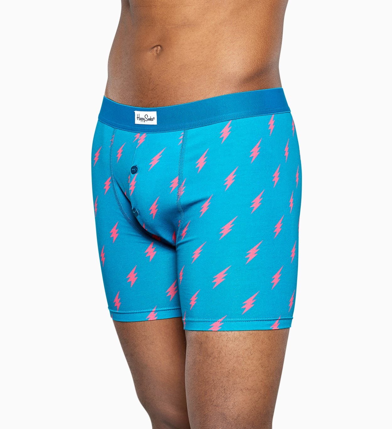 Türkiser Boxer Brief: Flash Style | Happy Socks