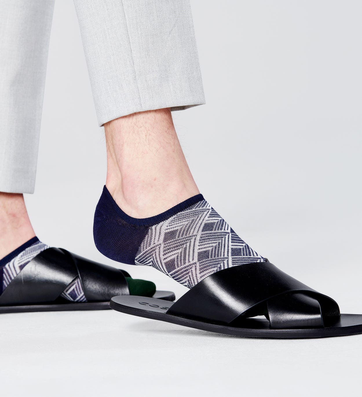Dimension No-Show Socken, Schwarz - Dressed | Happy Socks