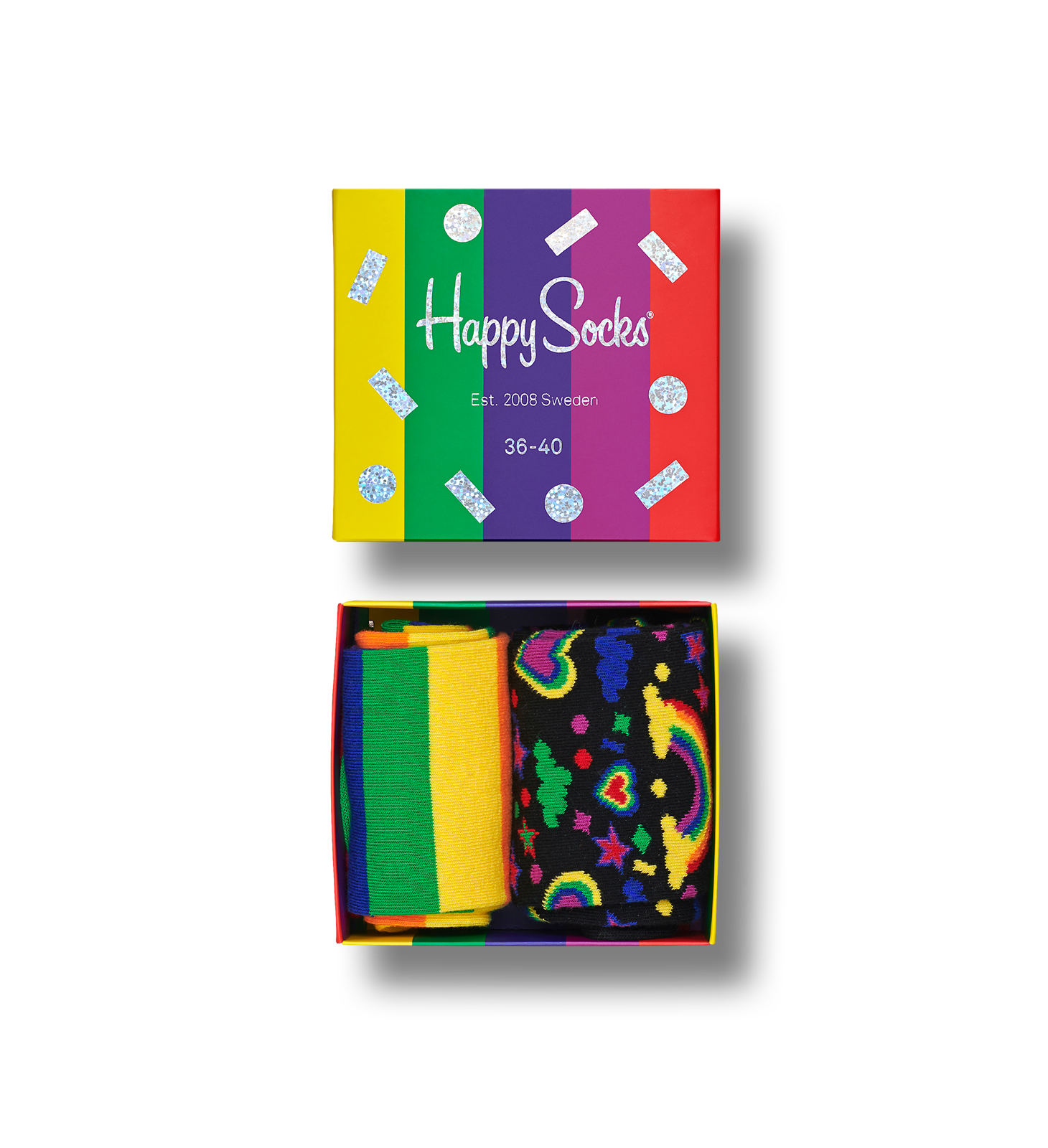 3er Pack Happy Socks Damen Pride Gift Box Socken,