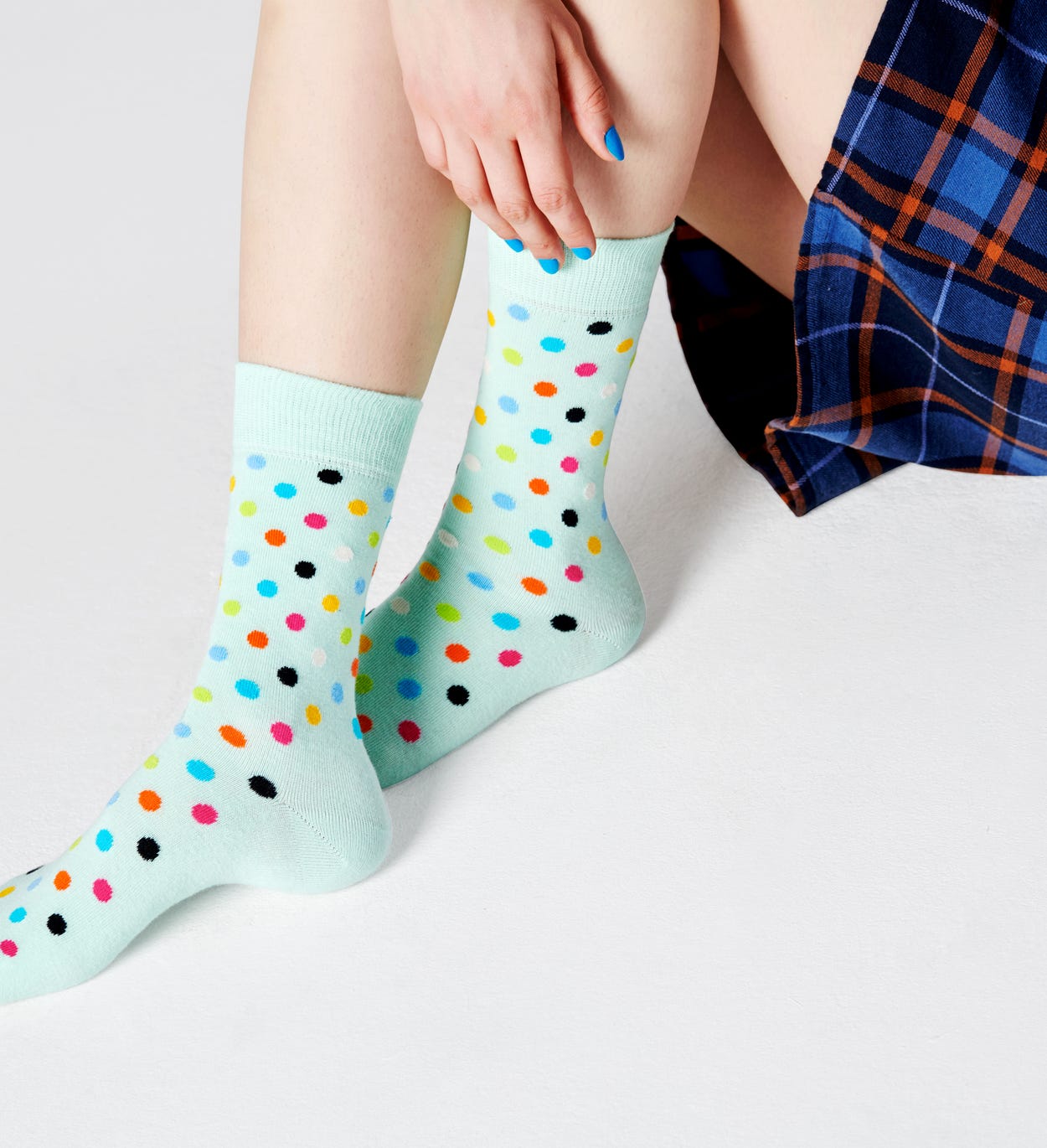 Dot Socken, Mintgrün | Happy Socks