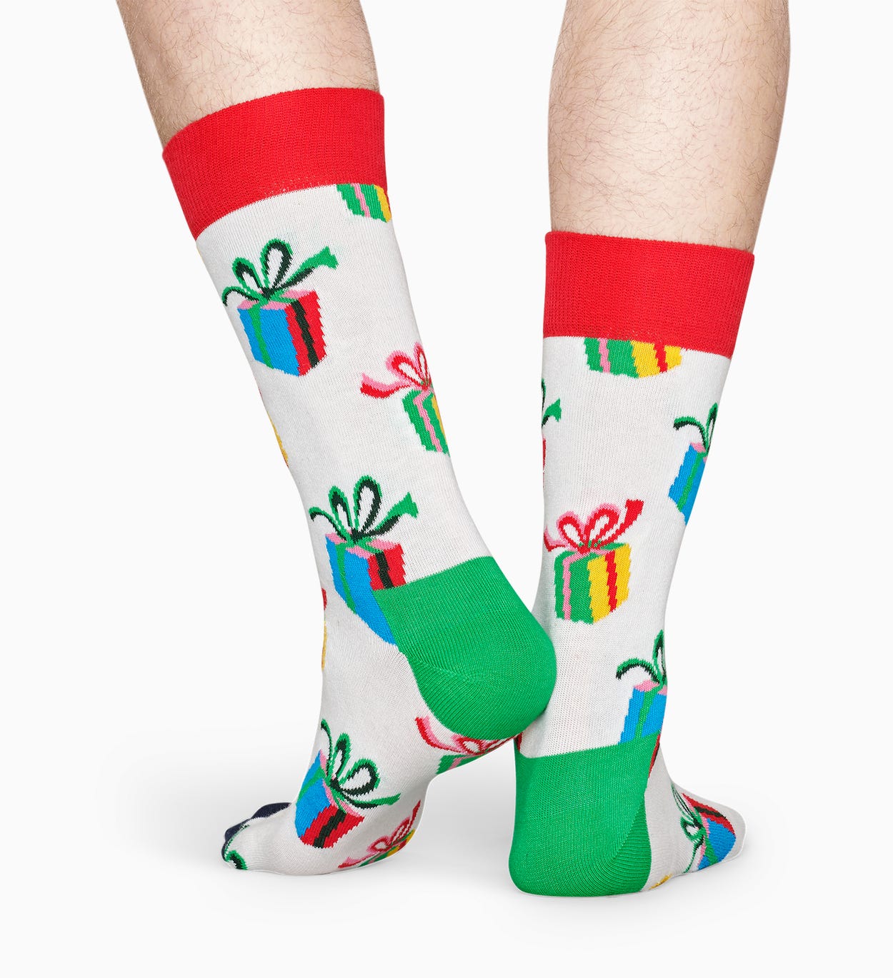Gemusterte weiße Socken: Geschenke | Happy Socks
