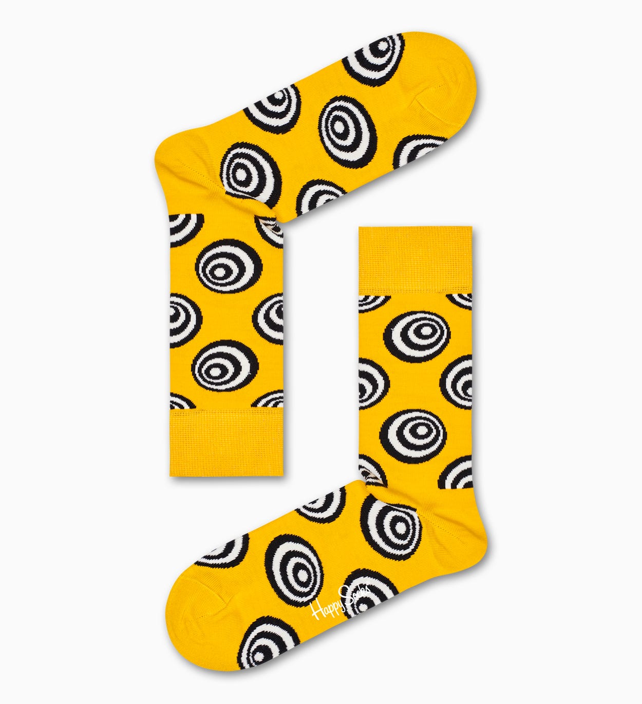 Crazy Dot Socken, Gelb | Happy Socks