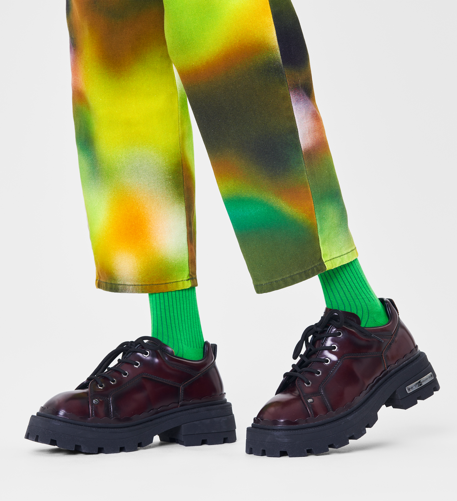 Solid Rib Sock