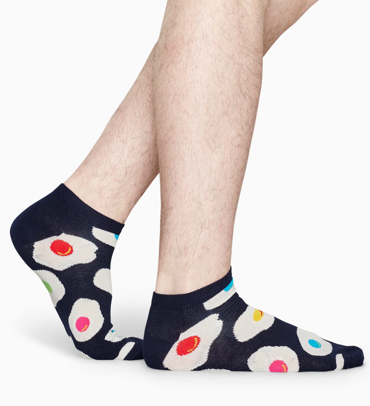 Marineblaue Low Socken: Sunny Side Up | Happy Socks