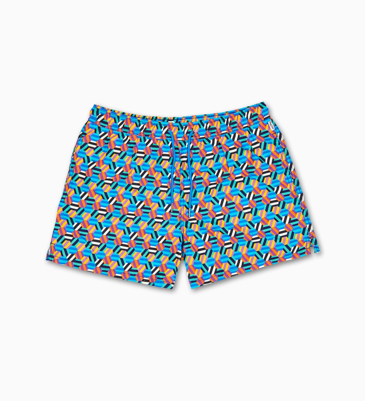 Herren Badeshorts: HexagonMuster | Happy Socks