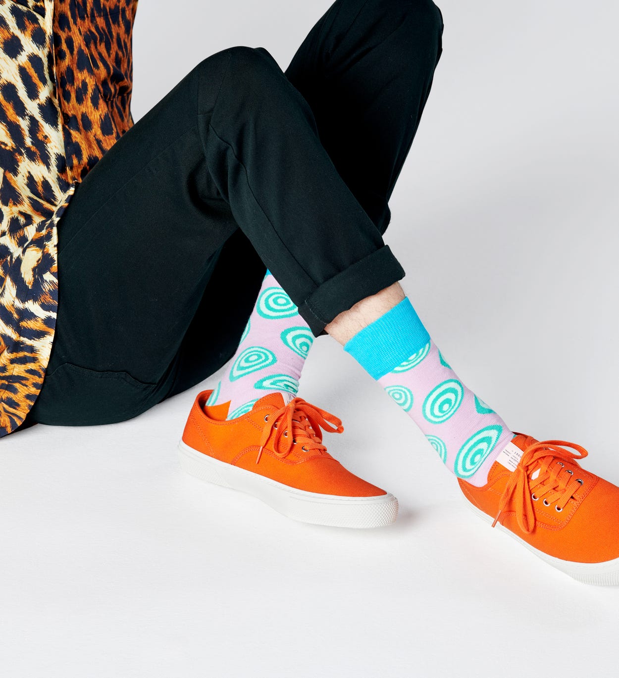 Crazy Dot Socken, Lila | Happy Socks