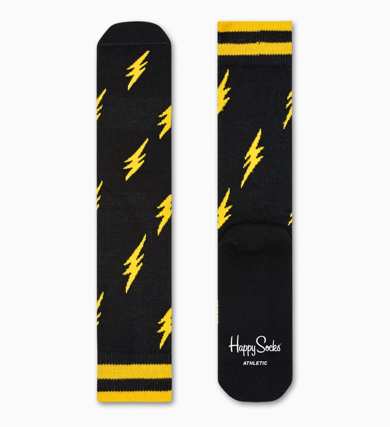 Black sport socks: Flash - ATHLETIC | Happy Socks