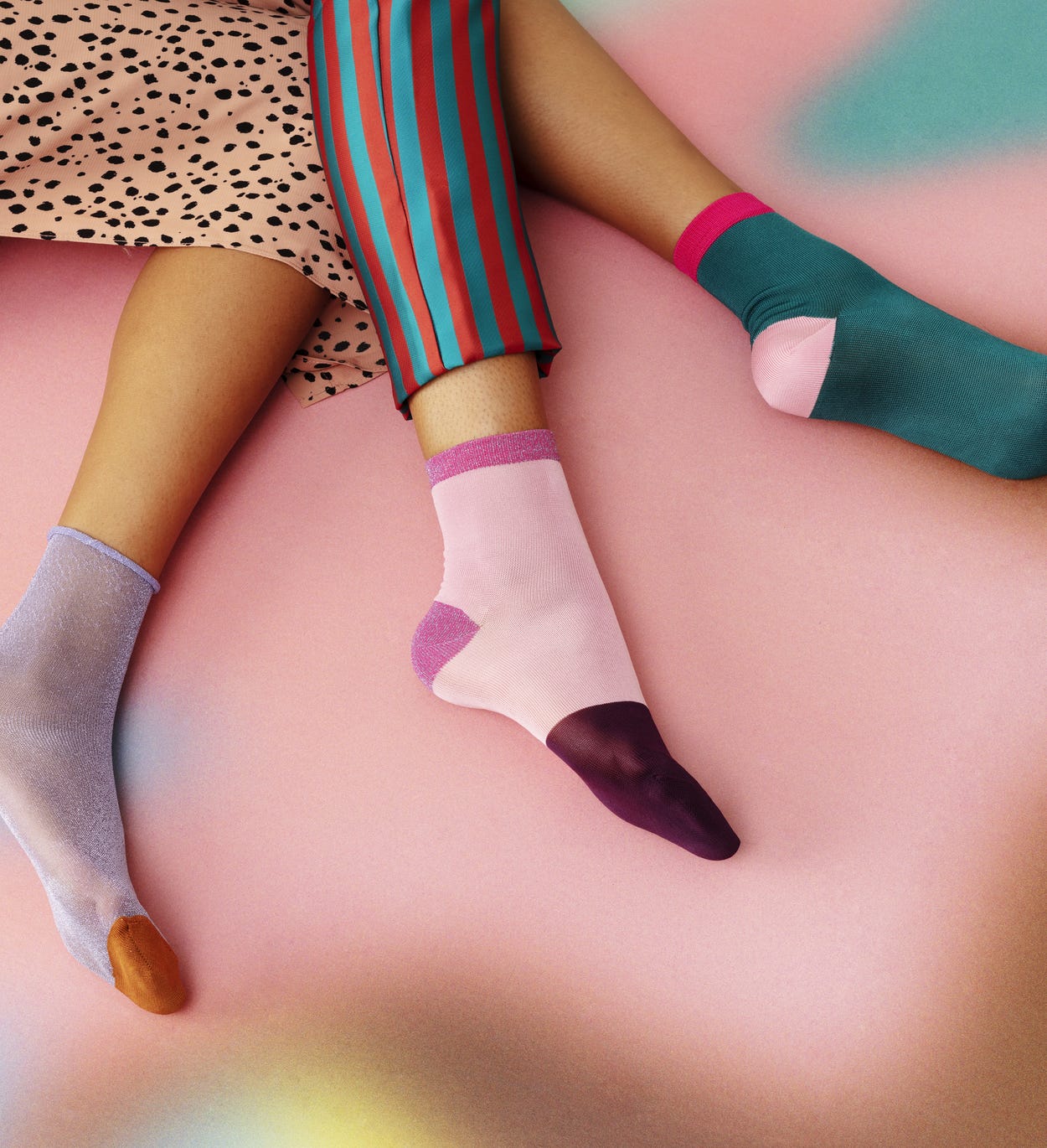Grüne mittelhohe Socken: Margret - Hysteria | Happy Socks