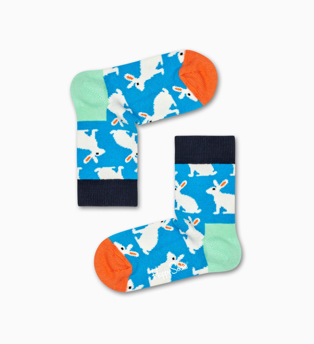 Blaue Kinder amp; Baby Socken: Bunny | Happy Socks
