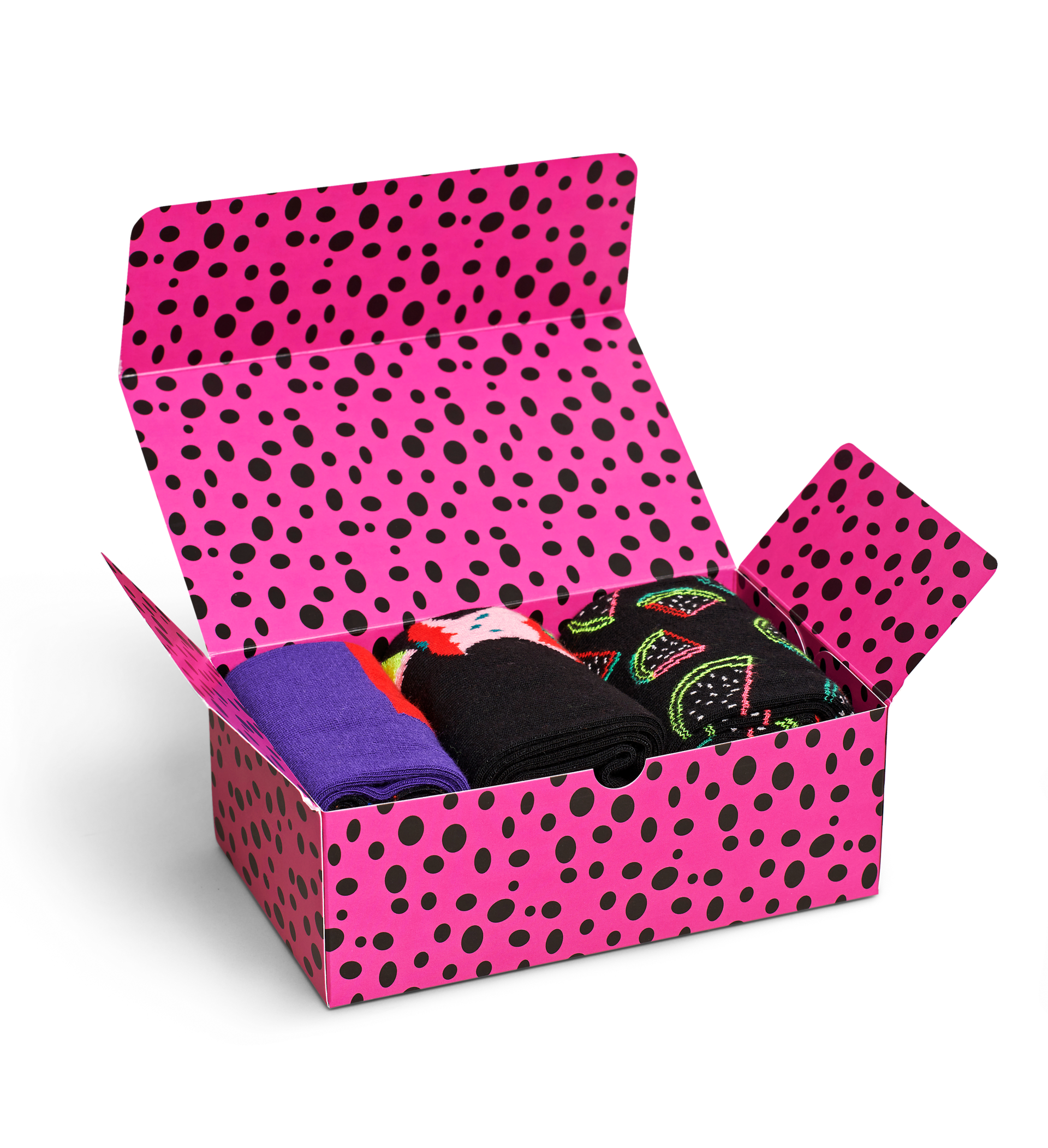 3-Pack Fruits Socks Gift Set