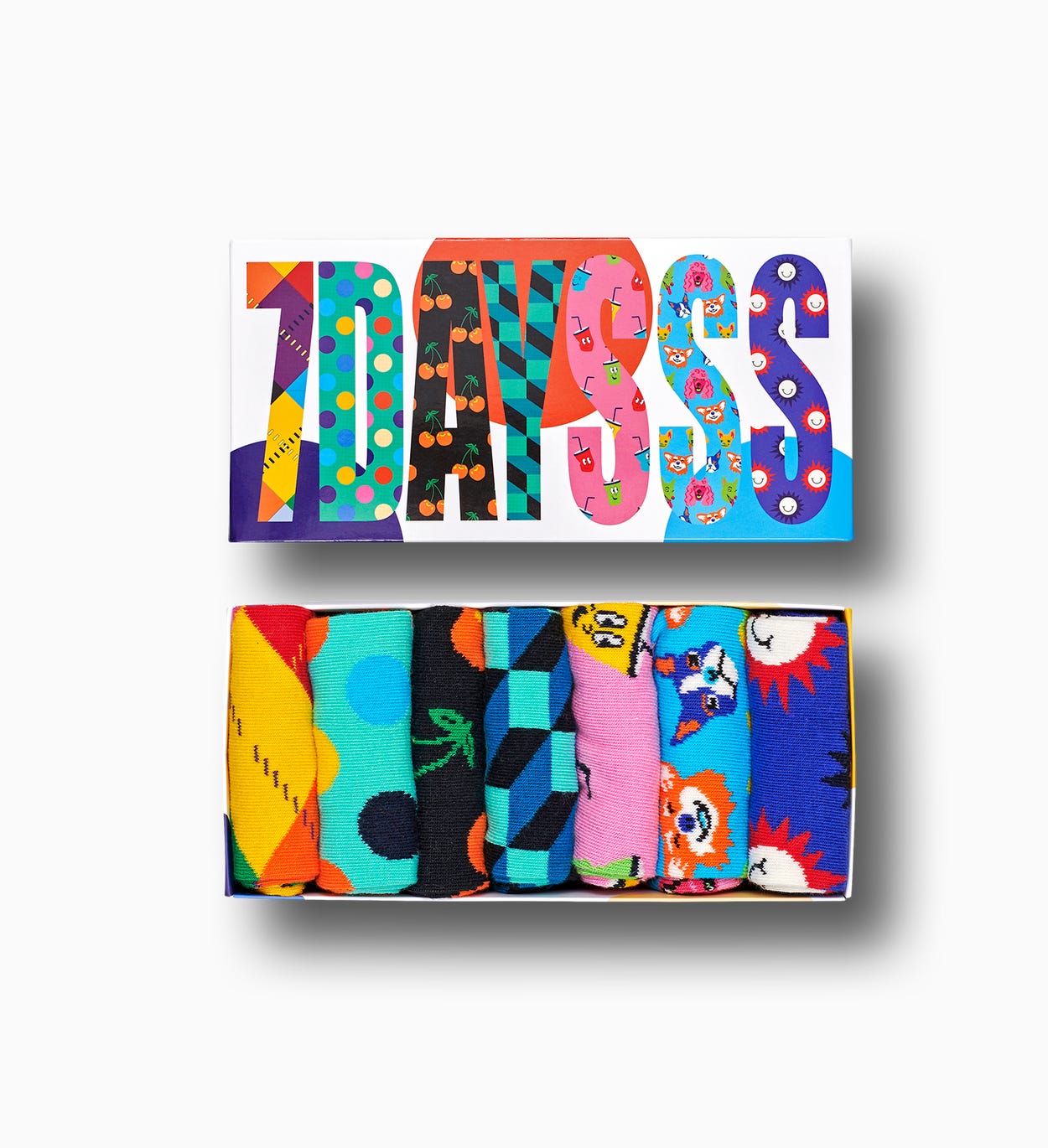 7-Tage Geschenkbox, Blau | Happy Socks