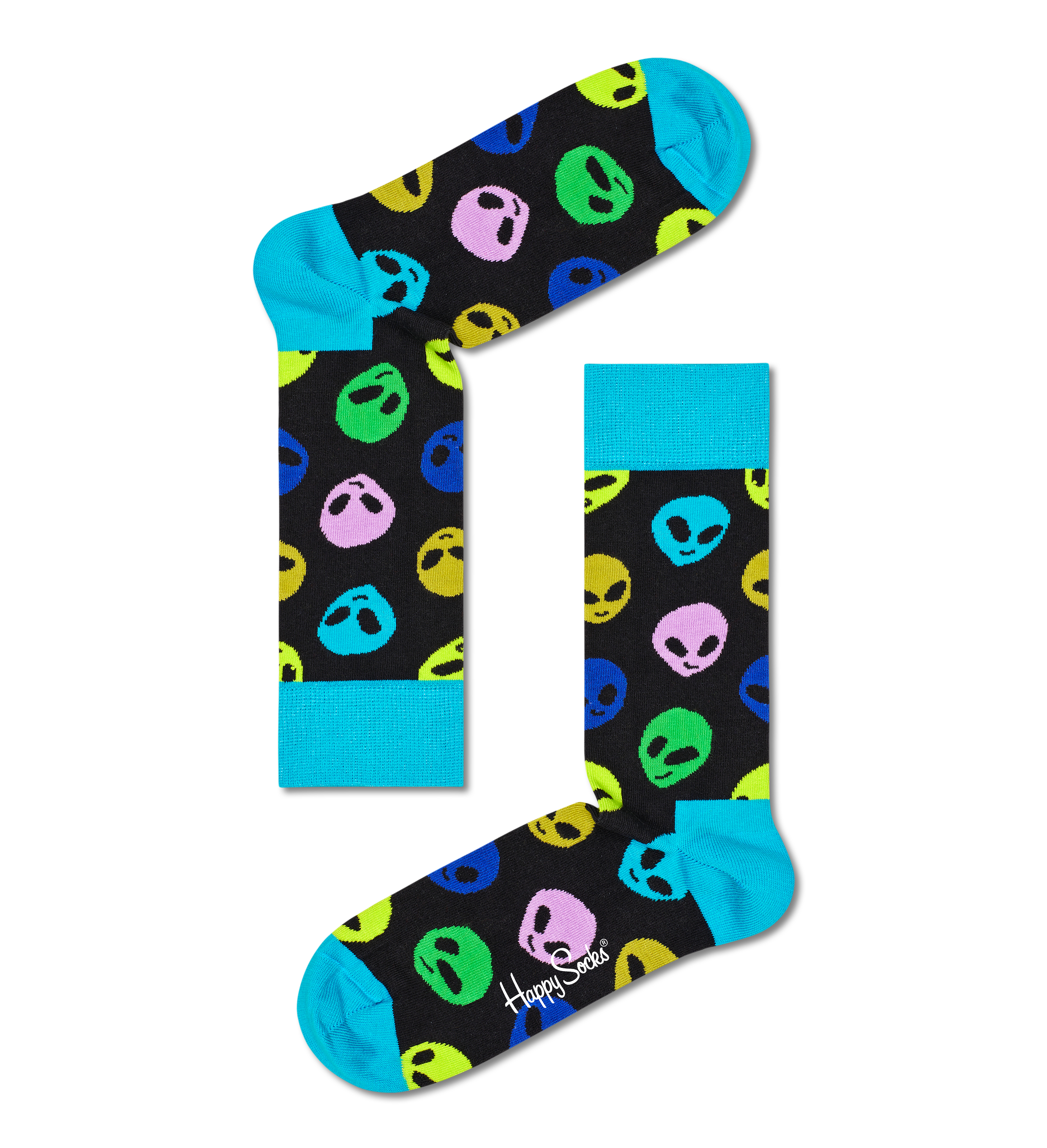 Black Alien Crew Sock | Happy Socks