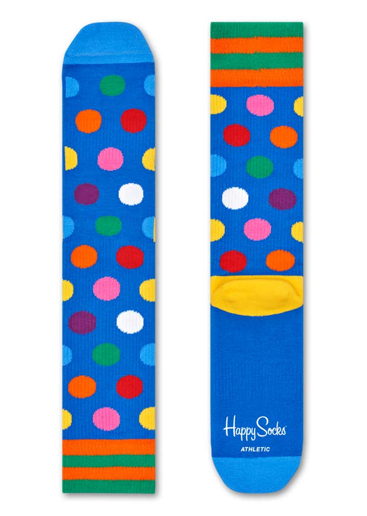 Happy on Dots Classic Socks US Socks Polka |