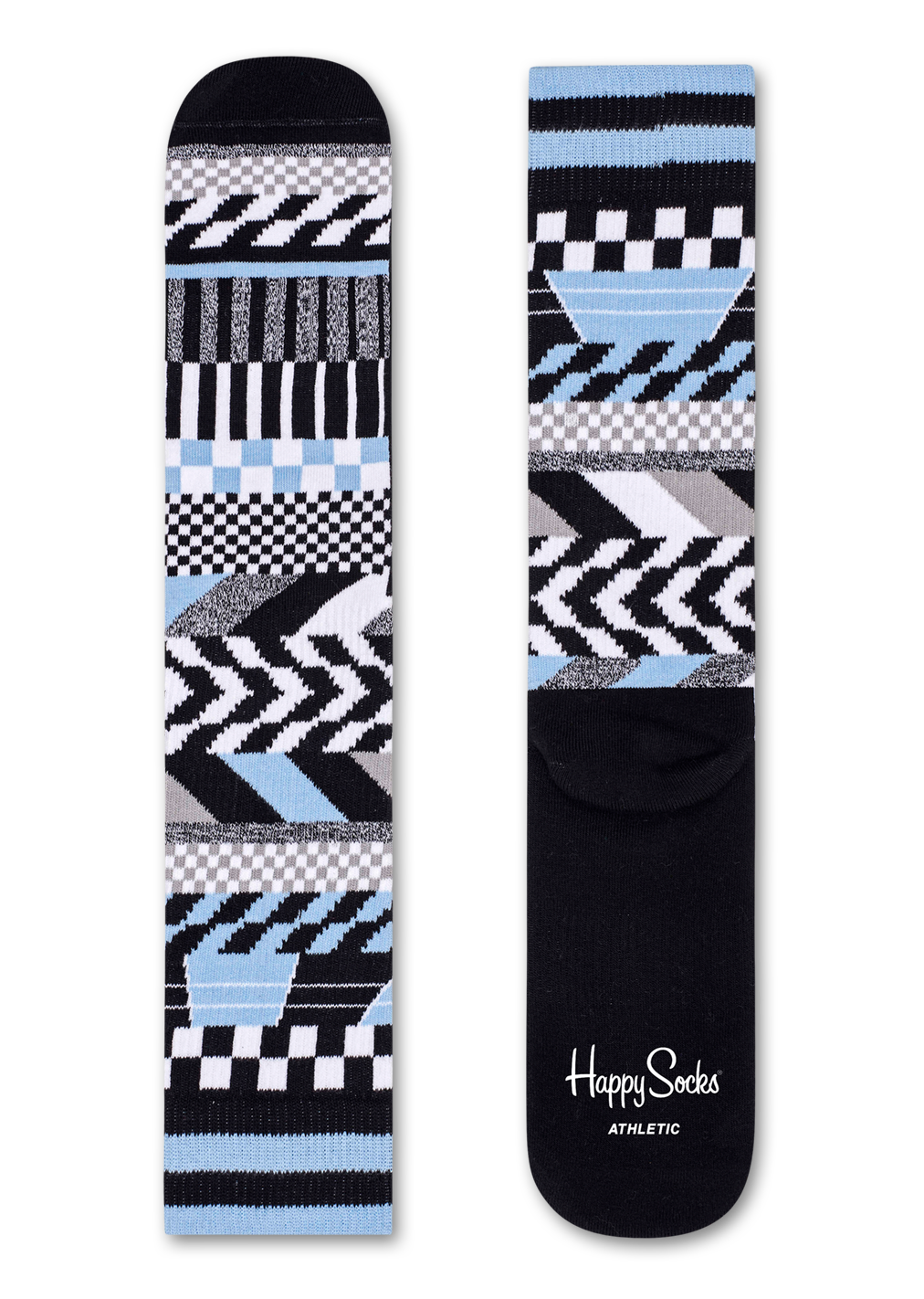 Sport socks: Checked Stripe - ATHLETIC | Happy Socks