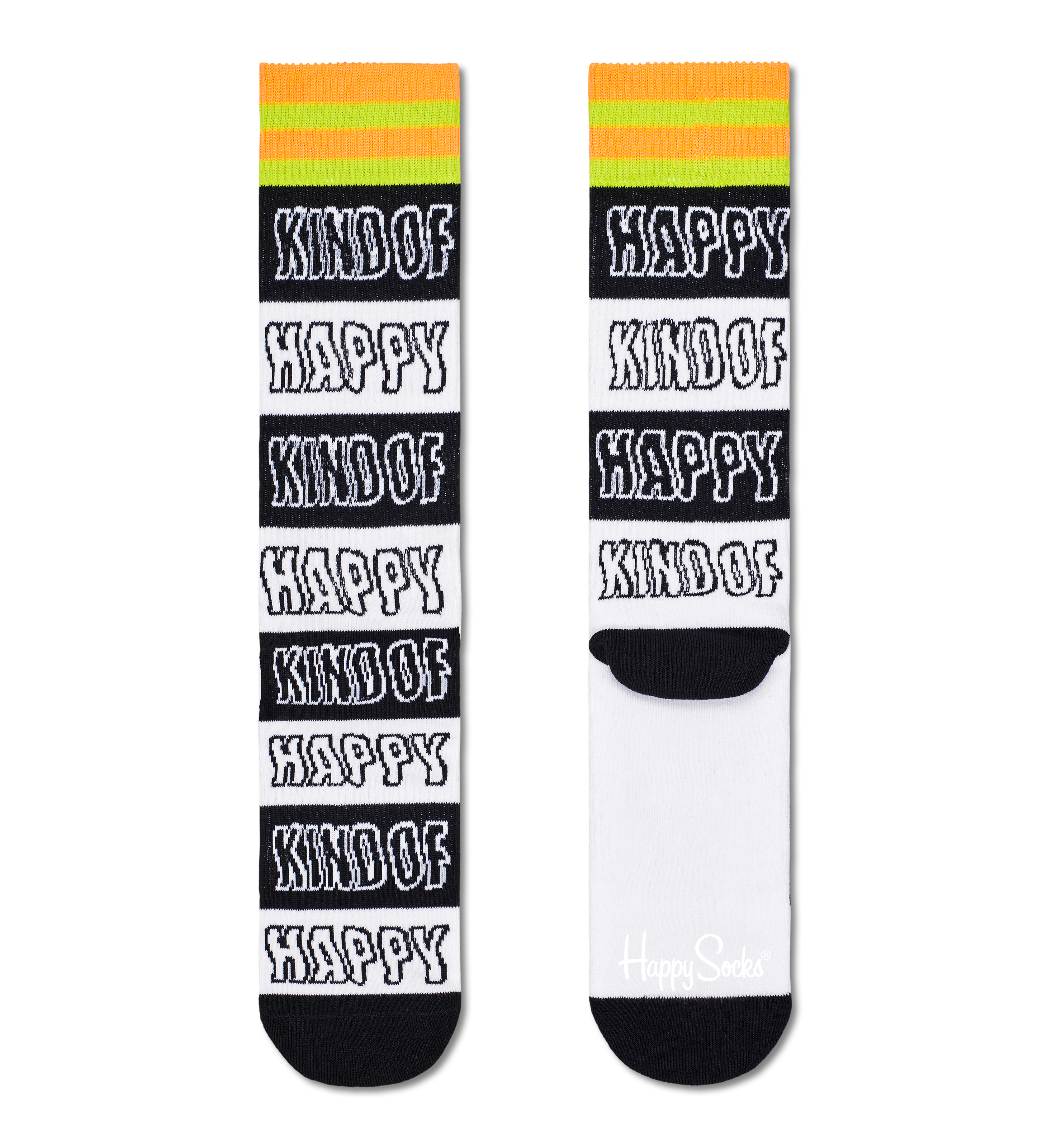 Happy Stripe Socken, Weiß | Happy Socks