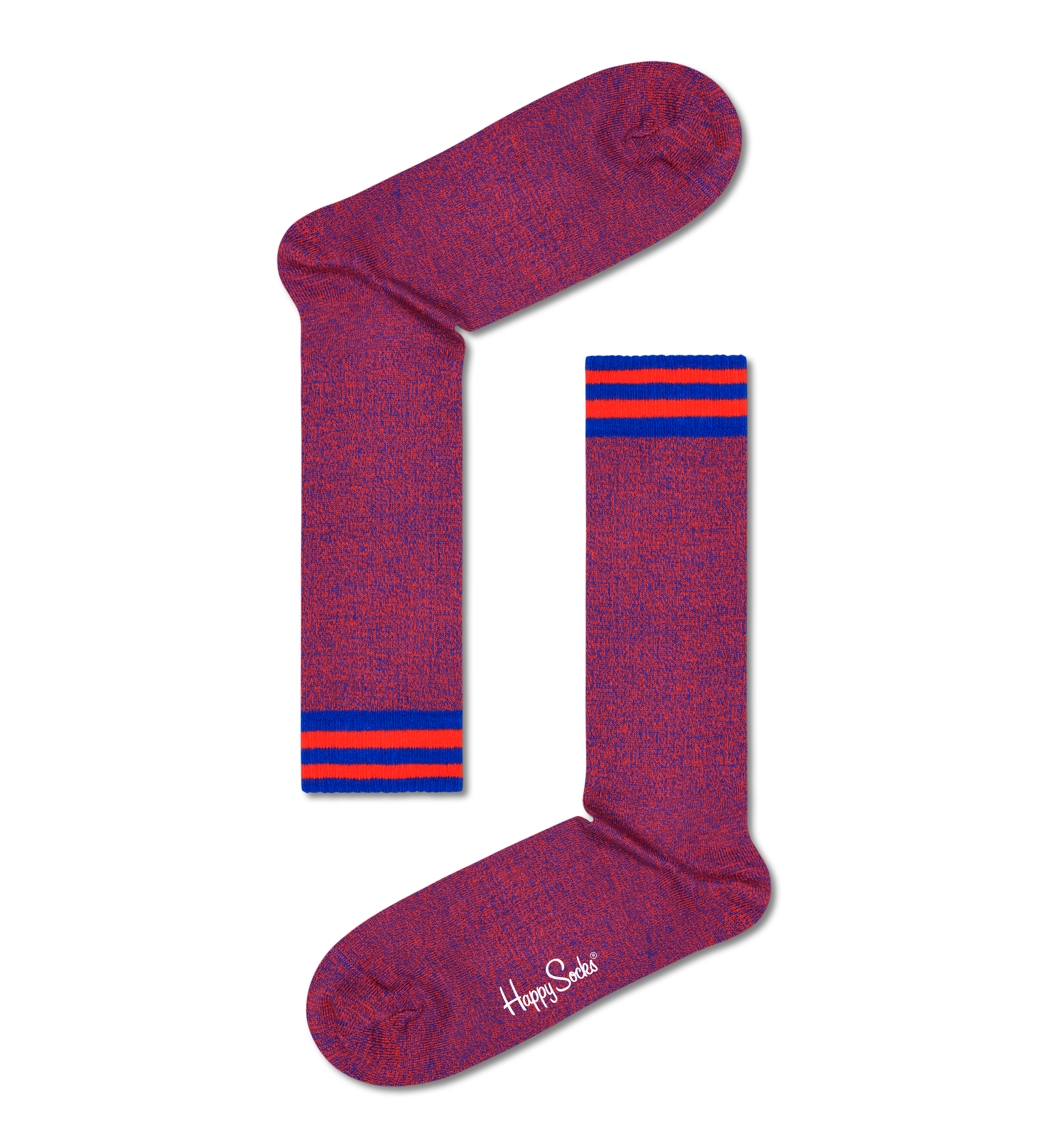 Blue I’m Solid Thin Crew Sock | Happy Socks