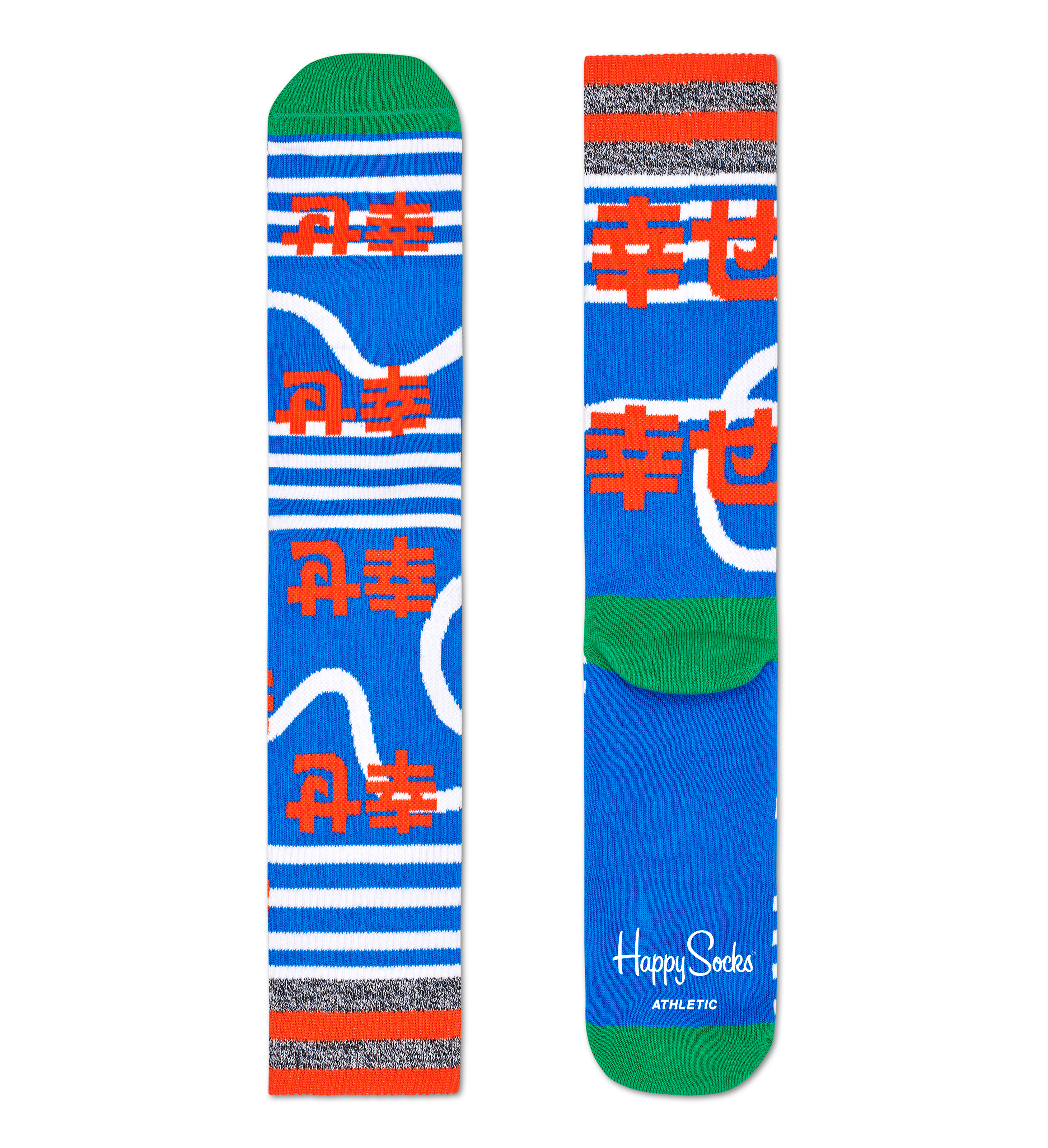 Blue sport socks: Japan - ATHLETIC | Happy Socks