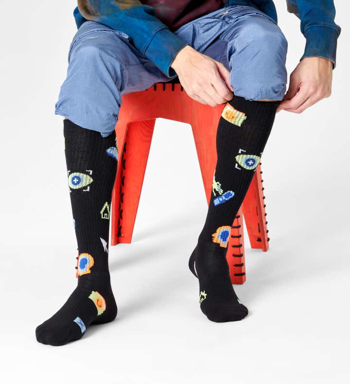 Technology Knee High Sock | Happy Socks US