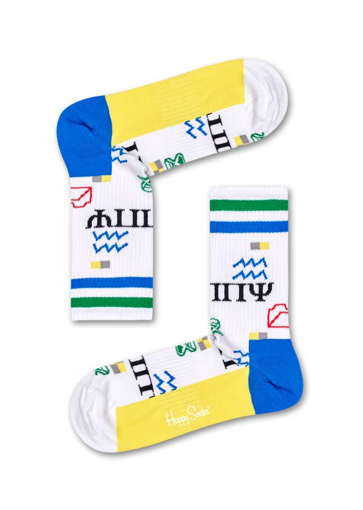 Athletic Wingdings Mid High Sock