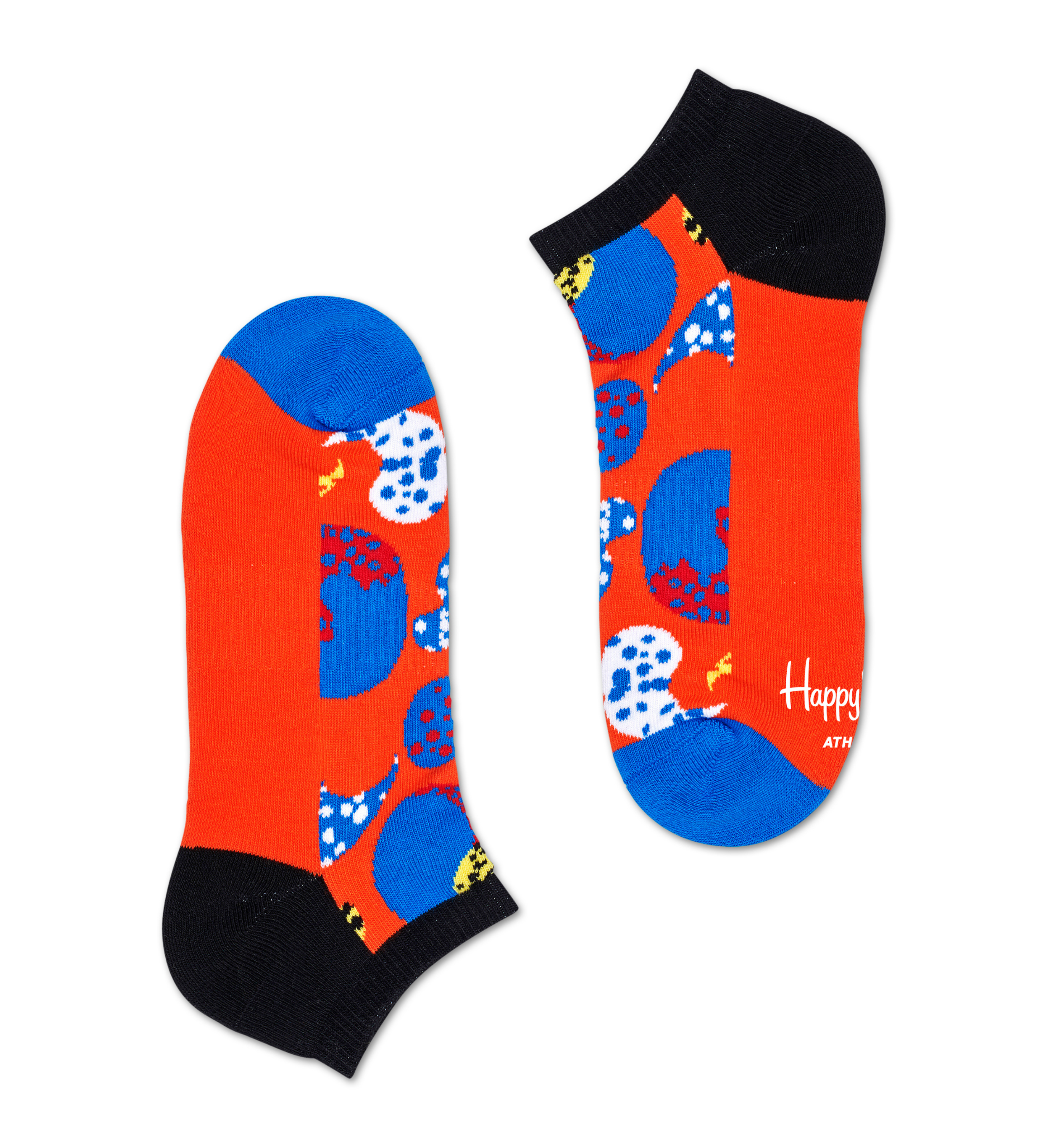 Athletic Yin Yang Dot Low Sock, Red | Happy Socks