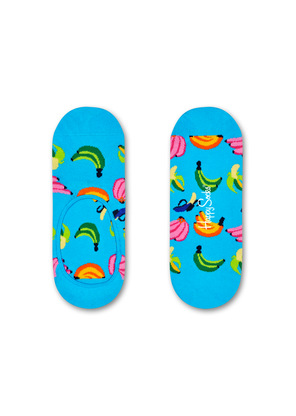 Banana Liner Socks, Blue | Happy Socks