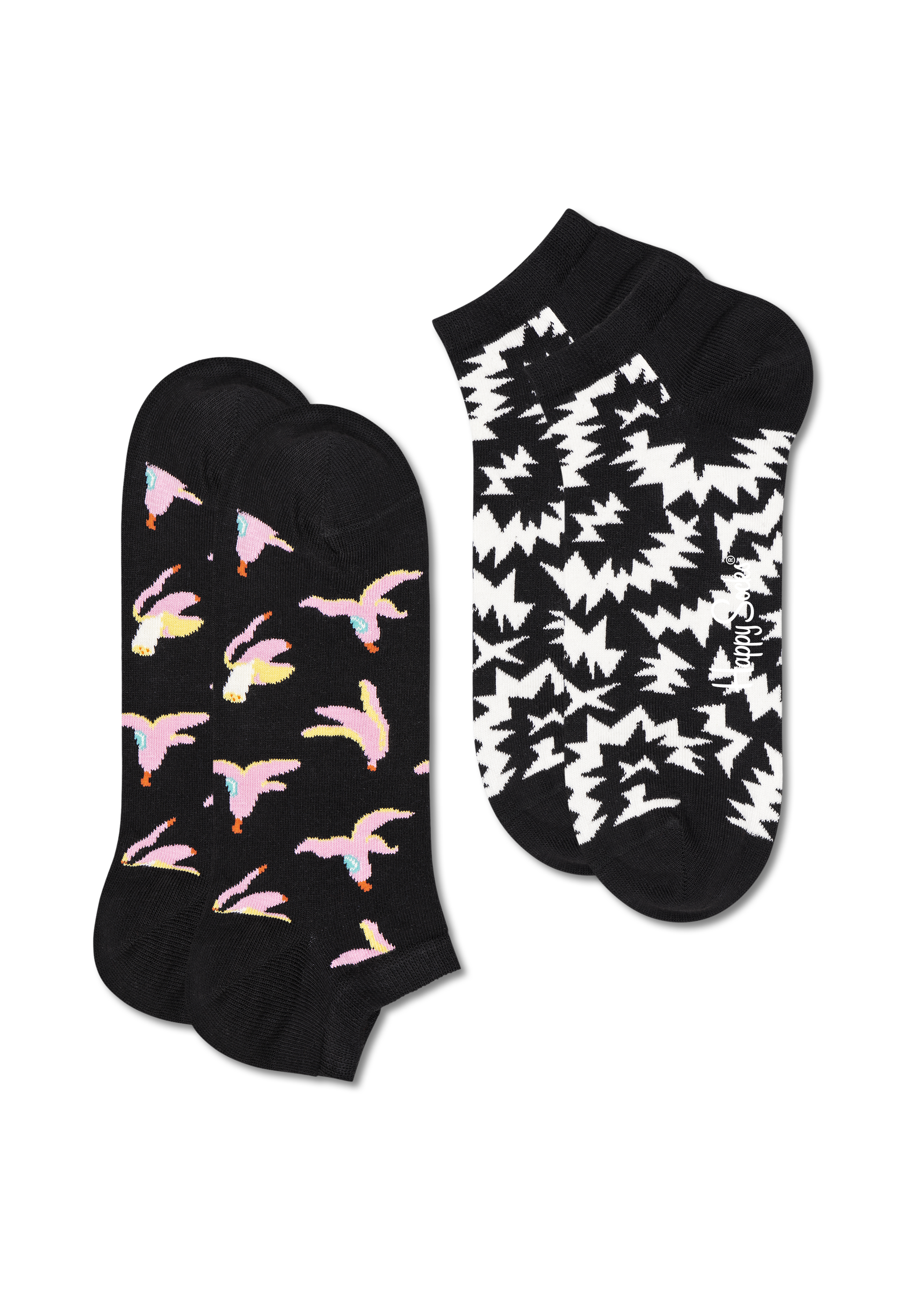 Happy Socks Pack de 2 calcetines infantiles Shark Low Sock. 