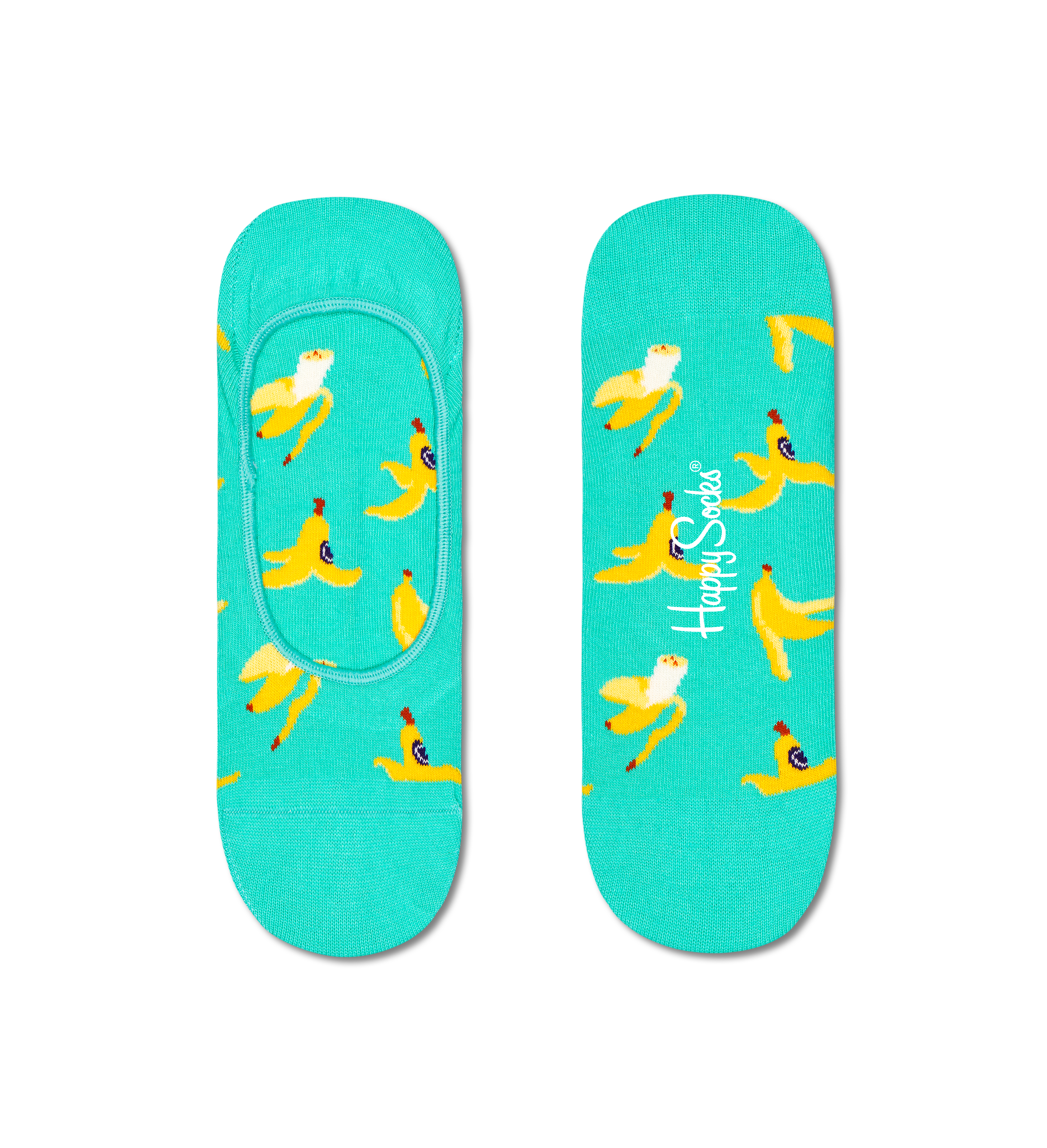 Green Banana Break Liner Sock | Happy Socks