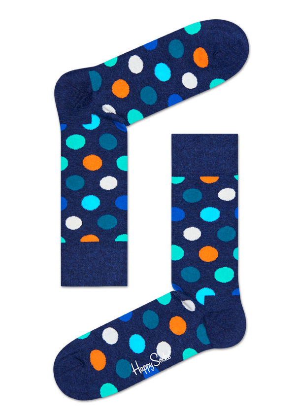 Blue Big Dot Socks: Big Dot | Happy Socks US