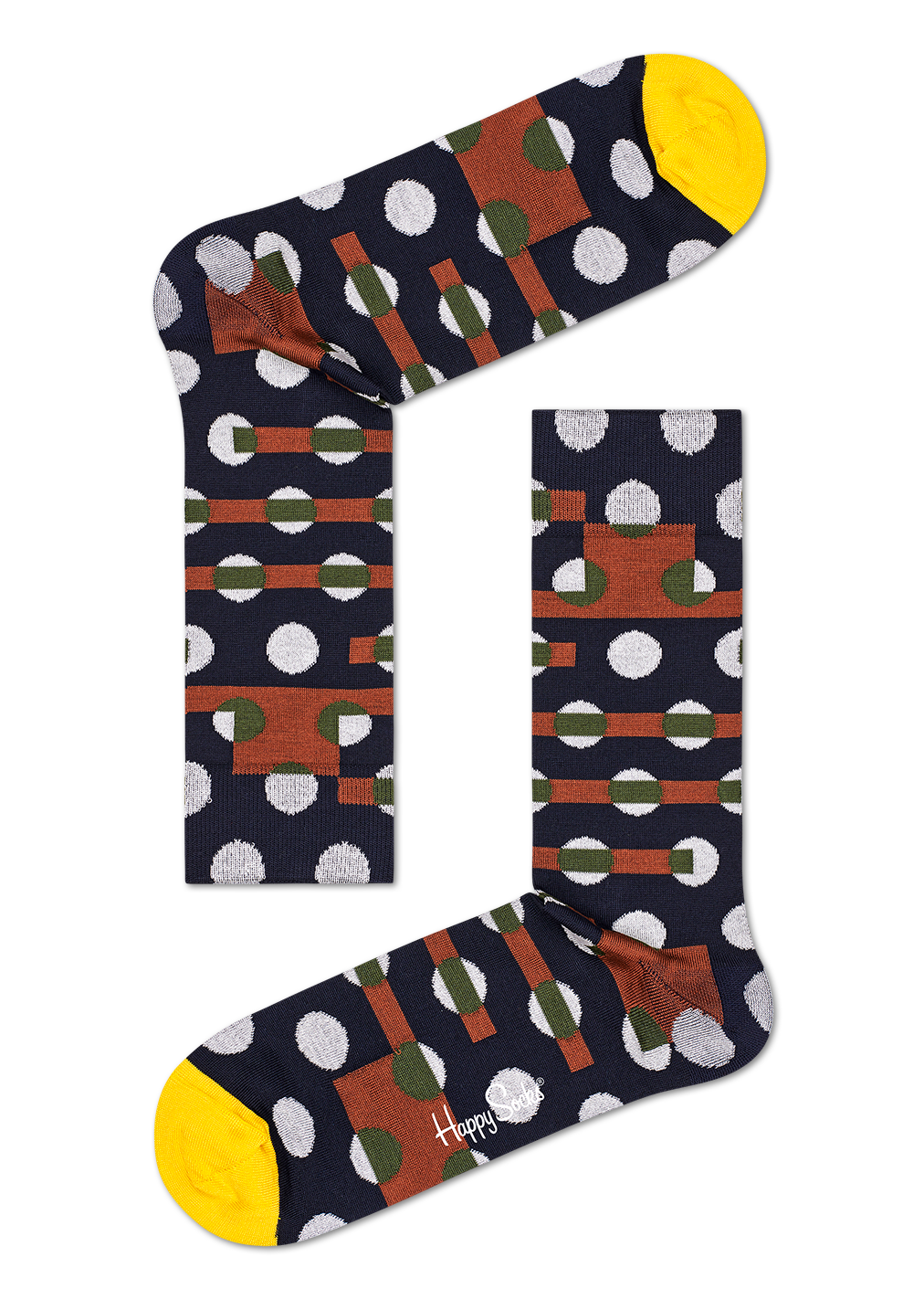 Brown Suit Socks Ginko Dressed Happy Socks US