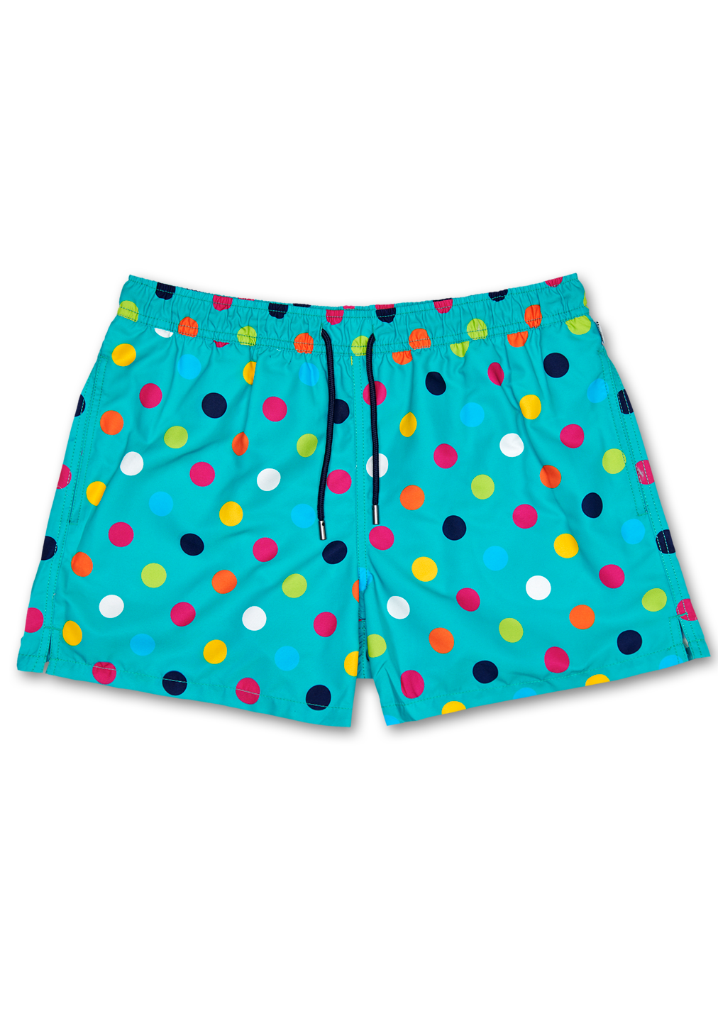 Big Dot Swim Shorts, Turquoise | Happy Socks US