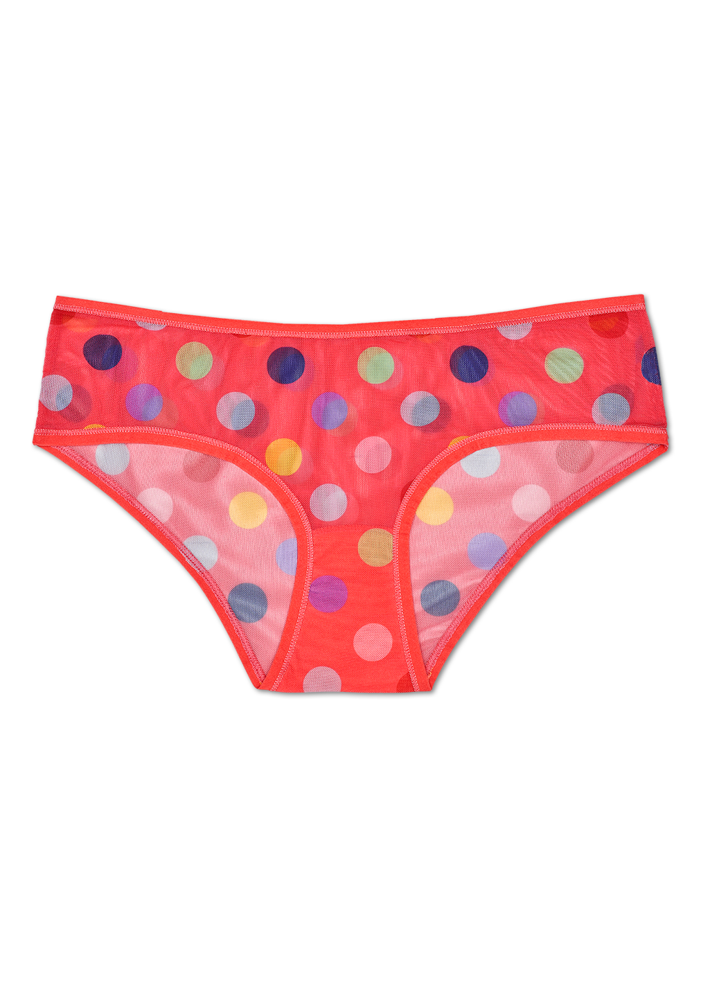 Women's Mesh Underwear: Pink Big Dot style | Happy Socks