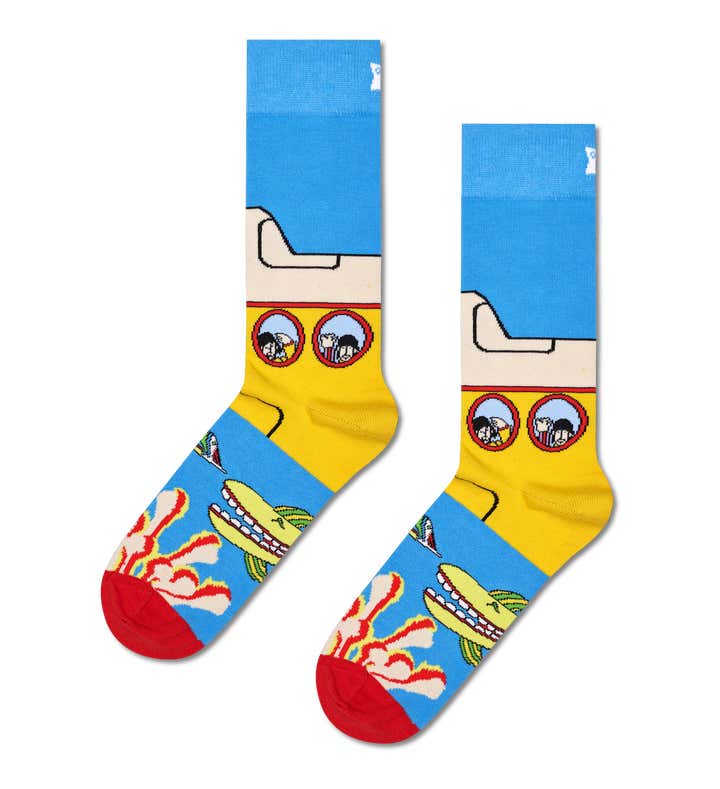 Beatles Yellow Submarine Sock